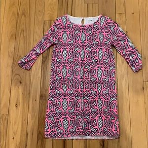 Girls Pink and white Crewcuts dress